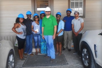 Students visit Scott Kessler at the Cora Texas Manufacturing Company in White Castle, Louisiana to learn first hand about sugar production. 