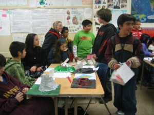 Student projects about volcanic eruptions.