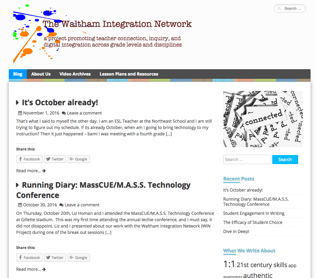 Project Website - http://http://www.walthamintegrationnetwork.org/
