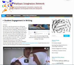 Teacher blogging strengthens teacher collaboration.