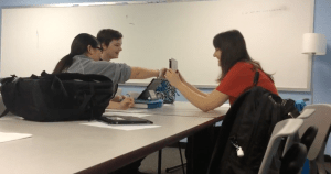 Teacher Inquiry guides exploration of new ways of teaching. Still from project video.