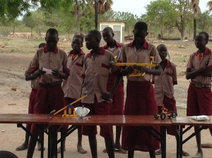 Loreto Primary School students present at the VSP science fair. Project photo.