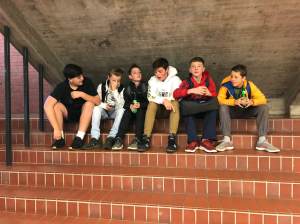 Photo of students collaborating