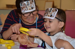 Early Childhood Educator and student engaging in The Journey Playbook